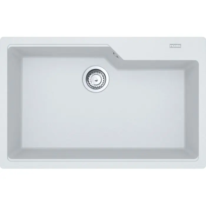 Paiement Sécurisé Cuve Urbis Fragranit UBG 610-72 - Blanc Artic - Automatique - 780 x 500 x 230 mm (sous-meuble 80 cm) - Franke