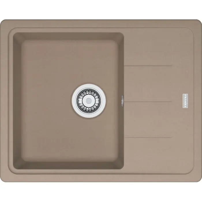 Dernière Chance Évier Basis Fragranit BFG 611-62 - oyster - manuel - 620 x 500 x 200 mm (sous-meuble 45 cm) - Franke