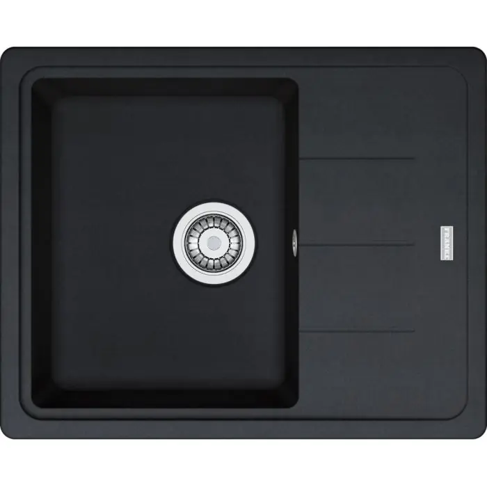Évier Basis Fragranit BFG 611-62 - onyx - manuel - 620 x 500 x 200 mm (sous-meuble 45 cm) - Franke Petit Prix