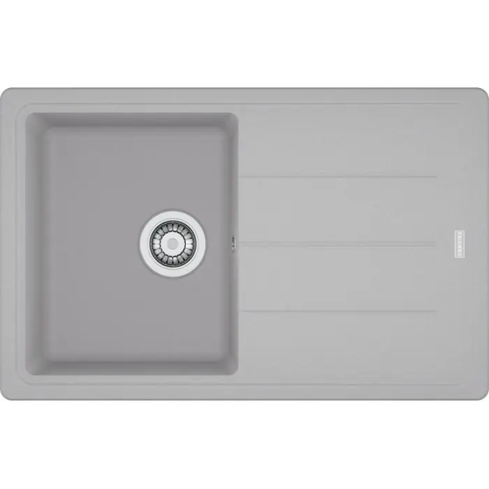 Évier Basis Fragranit BFG 611-78 - platinum - manuel - 780 x 500 x 200 mm (sous-meuble 45 cm) - Franke Offre Exclusive