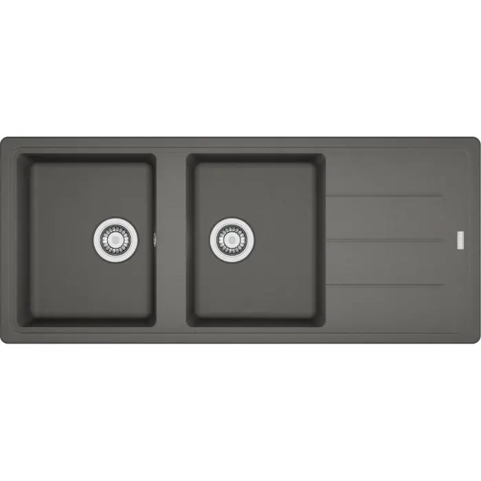 Évier Basis Fragranit BFG 621 - stone - manuel - 1160 x 500 x 200 mm (sous-meuble 80 cm) - Franke Populaire