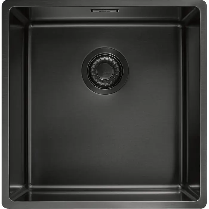 Cuve Mythos Masterpièce BXM 110-40 anthracite 440 x 450 x 200 mm - sous-meuble 50 cm - vidage automatique - Franke Offre Spéciale