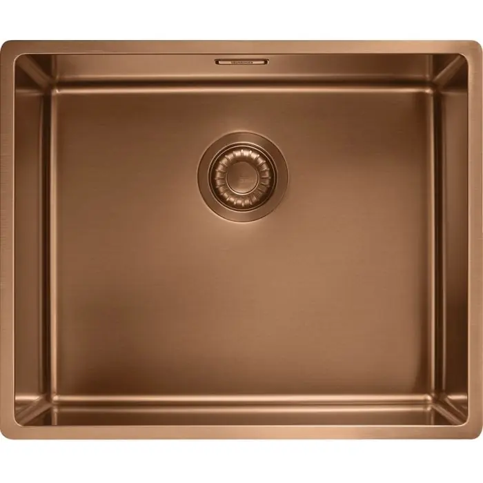 Cuve Mythos Masterpièce BXM 110-50 cuivre 540 x 450 x 200 mm - sous-meuble 60 cm - vidage automatique - Franke Bon Marché