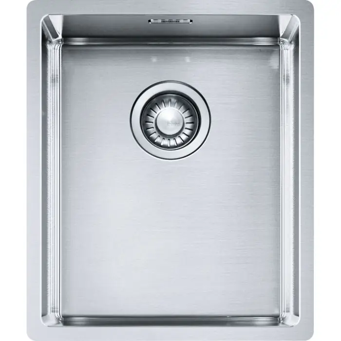 Usine Directe Cuve Box inox BXX 110-34 - 380 x 450 x 200 mm - sous-meuble 45 cm - vidage automatique - Franke