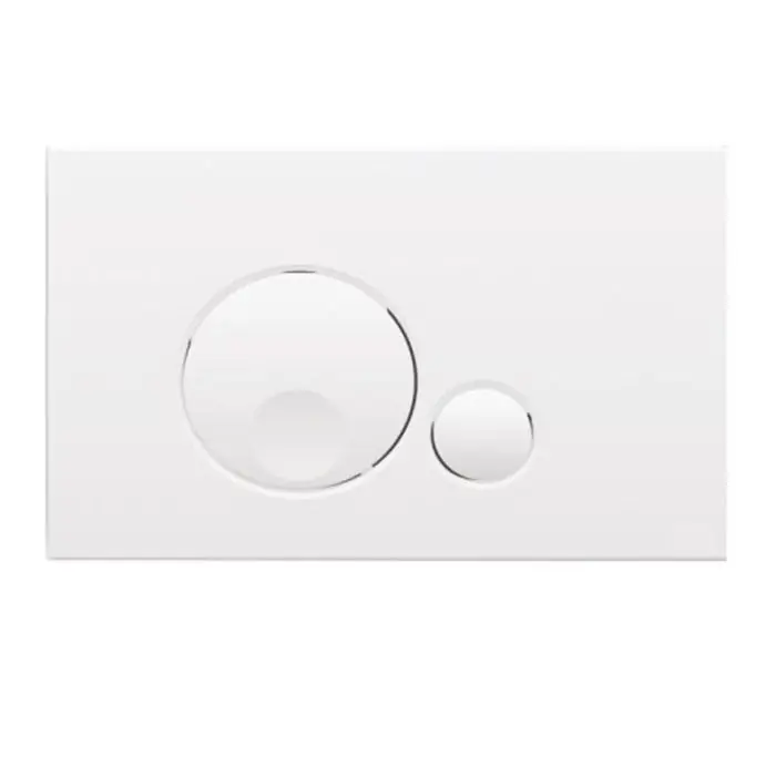 Nouvel Arrivage Plaque de commande Globe double débit blanche en ABS – Regiplast