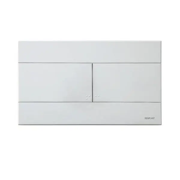 Commande En Gros Plaque de commande 3/6L Casino mécanique double débit blanche – Regiplast