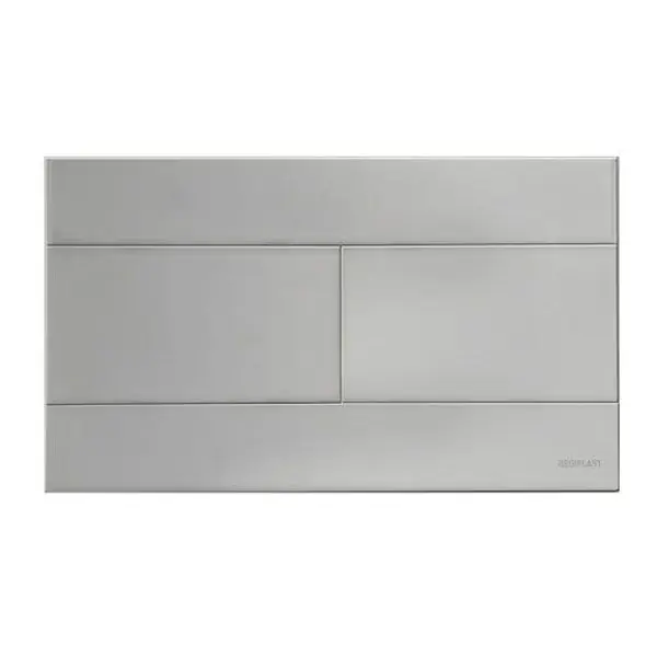 Plaque de commande 3/6L Casino mécanique double débit – chromée mate – Regiplast Commander Maintenant