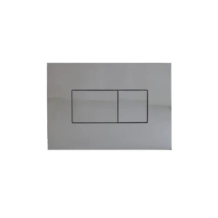 Plaque de commande 3/6L KARISMA pneumatique double débit – chromée – Regiplast Nouvelle Collection
