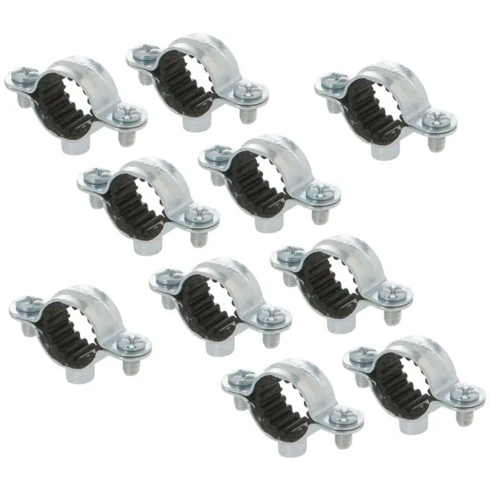 10 colliers isophonique simple M7 x 150 pour tube Ø16 – Arcanaute Certifié