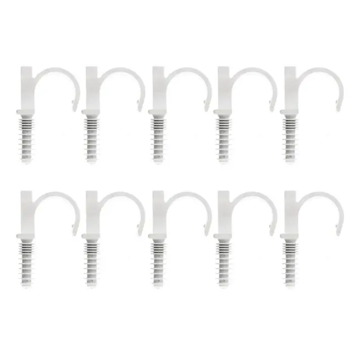 Prix Choc 10 RAMCLIP blanc simple Ø20 pour fixer les gaines souples, tubes gaines, per et tubes cuivre – Ram