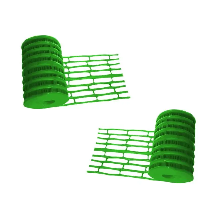 Lot de 2 grillages avertisseur vert Telecom+vidéo 25 m x 30 cm Dernier Modèle