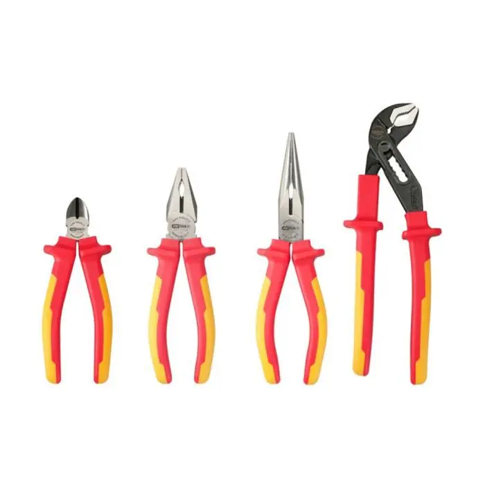 Jeu de 4 pinces isolées ERGOTORQUE® - KS Tools Seulement Aujourd'hui