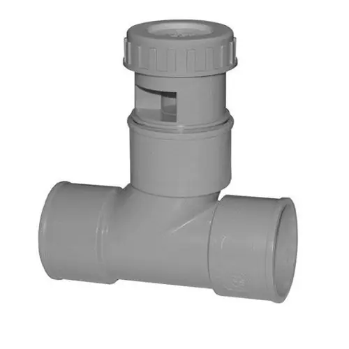 Livraison Express Té anti-vide Femelle Femelle Ø40 - First Plast
