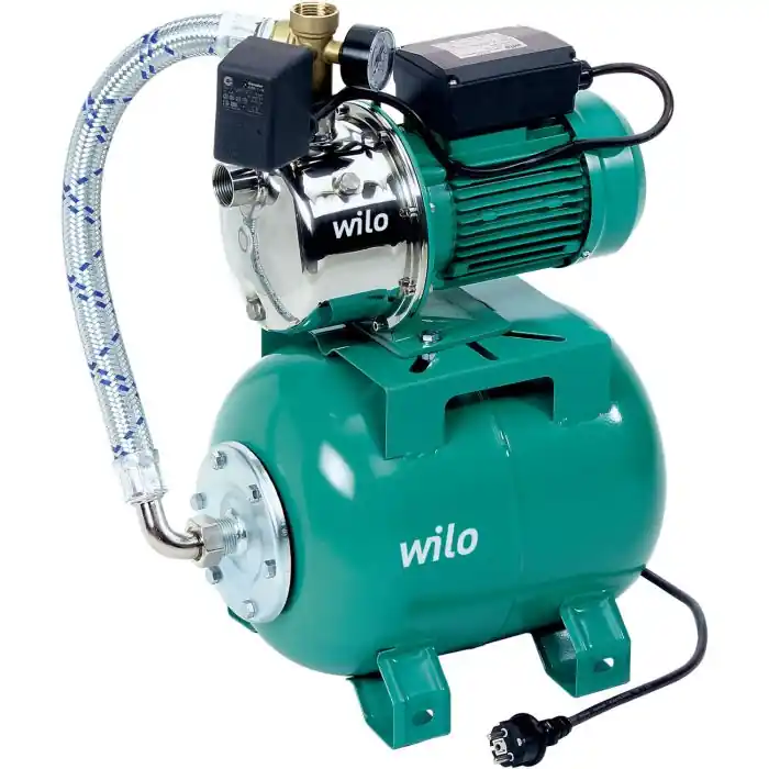 Offre Spéciale Surpresseur domestique mono WILO-JET HWJ 202 - Réservoir de 20 litres pour eaux claires