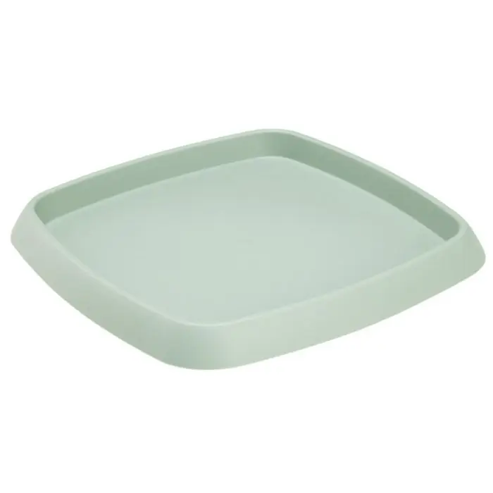 Meilleur Prix Soucoupe carrée CHORUS Vert laurier 22 cm, pour pot 25 cm – EDA