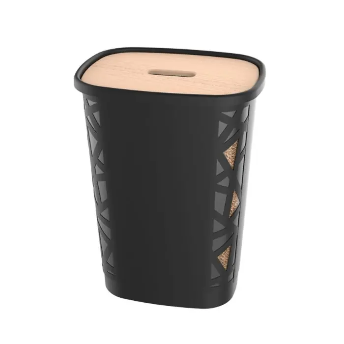 Offre Exclusive Coffre à granulés de bois XL avec roulettes, 70 L, capacité 45 kg – EDA