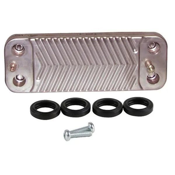 Échangeur sanitaire 10 plaques de rechange pour Saunier Duval S1005800 Dernier Modèle