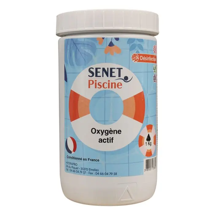 Must-Have Oxygène actif poudre - Boîte de 1Kg - SENET Piscine