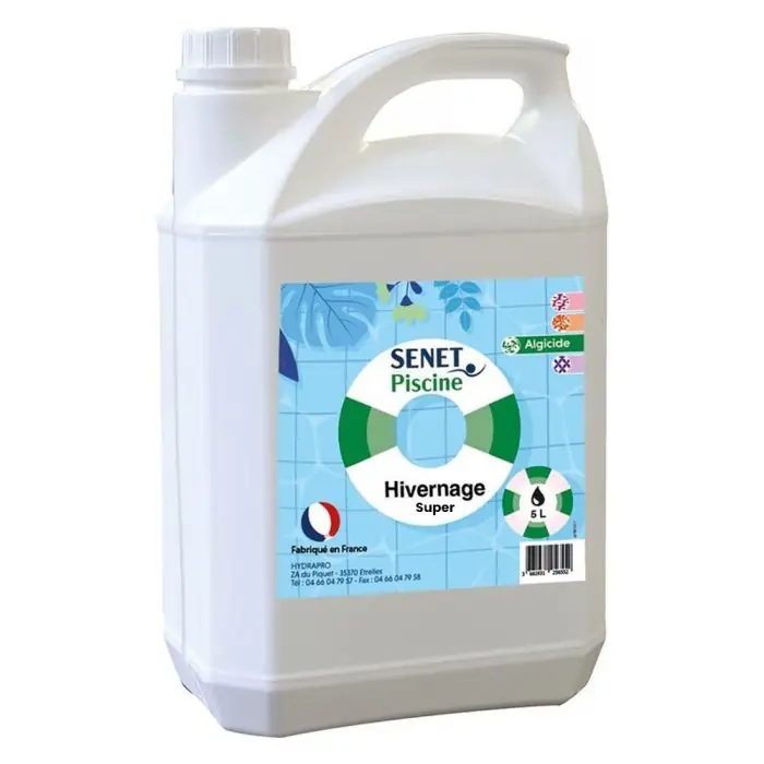 Hivernage Super pour piscine - concentré - Bidon de 5L - Senet Piscine Populaire