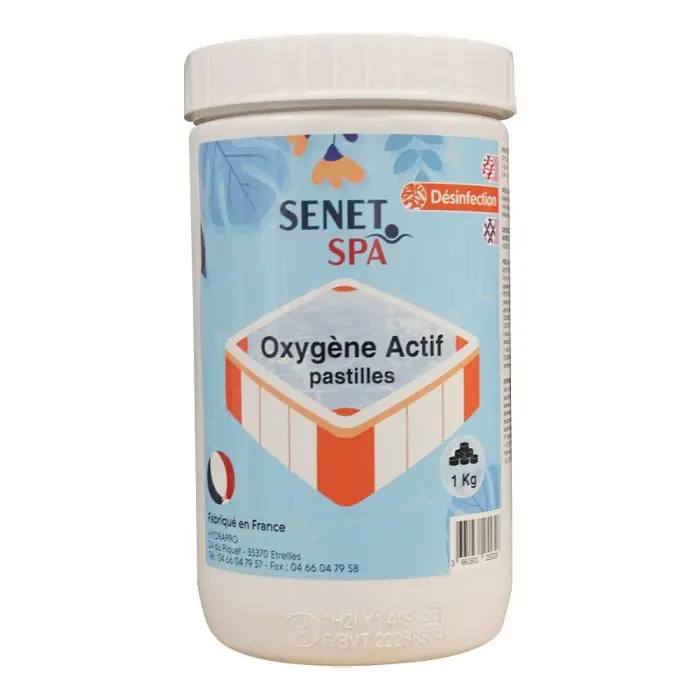 Offre Du Jour Oxygène actif pour Spa - Boite de 1 Kg - SENET Piscine et SPA