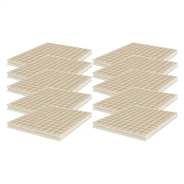 Super Prix Dalle lisse polyuréthane R2,20, Ep.48 mm - Lot de 10 dalles (11,7 m²)