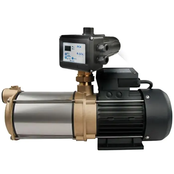 Solde Pompe centrifuge SaniMHP 9-50 PC4 horizontale multicellulaire avec commande de pression – pour irrigation, adduction et systèmes d’eau de pluie – SFA
