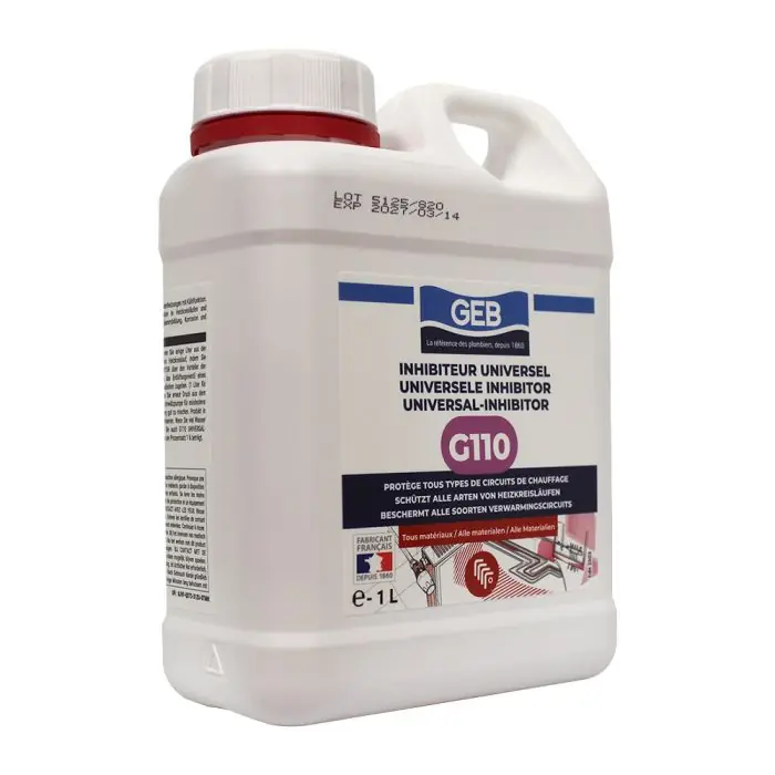 Protecteur multi-métaux inhibiteur corrosion, boue, tartre et micro-organisme G110 - Bidon 1 L Produit De Marque