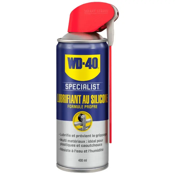 Lubrifiant au silicone, spray double position 400 ml WD-40 Promotion Saisonnière