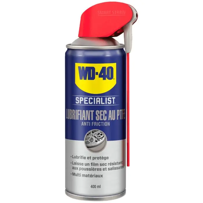 Lubrifiant sec au PTFE, spray double position 400 ml WD-40 Commande En Gros