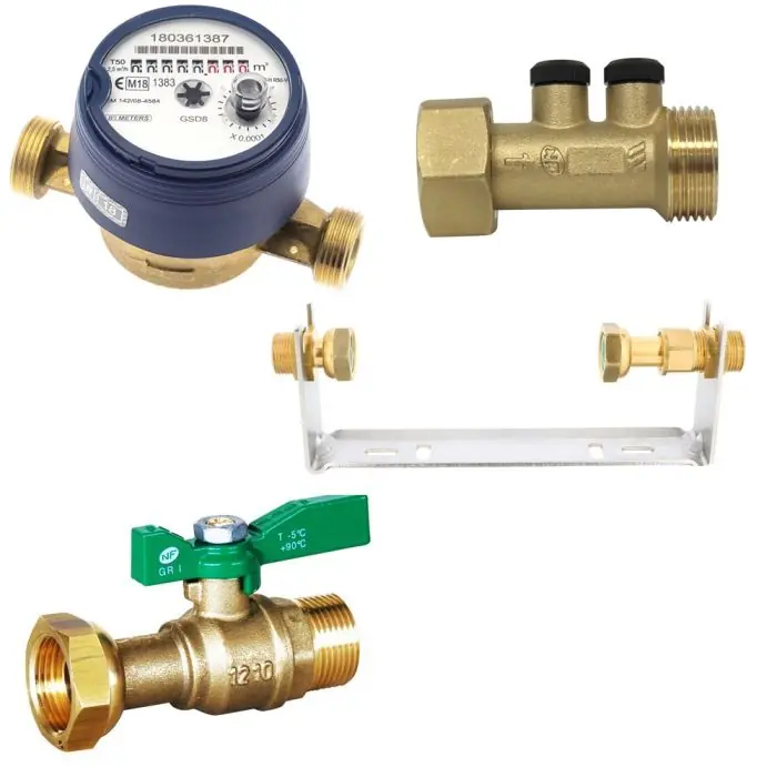Paiement Sécurisé Kit compteur eau froide avec robinet compteur NF, clapet anti-pollution - Arcanaute