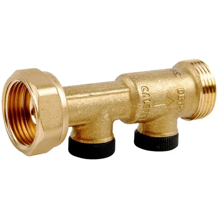 Clapet antipollution NF ACS femelle mâle 1"1/2 (40/49) avec bouchons polyamide 1/4" (8/13) - Longueur 153 mm - Sferaco Seulement Aujourd'hui