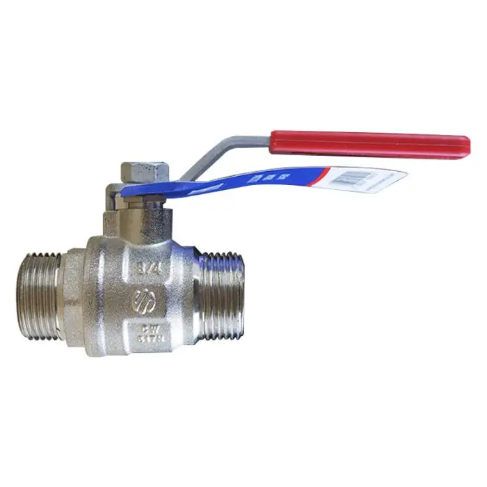 Vanne à sphère PN30 SENA VA30 Ni Free Inox ACS 3/4" Mâle Mâle avec poignée plate rouge - Arco Prix Bas