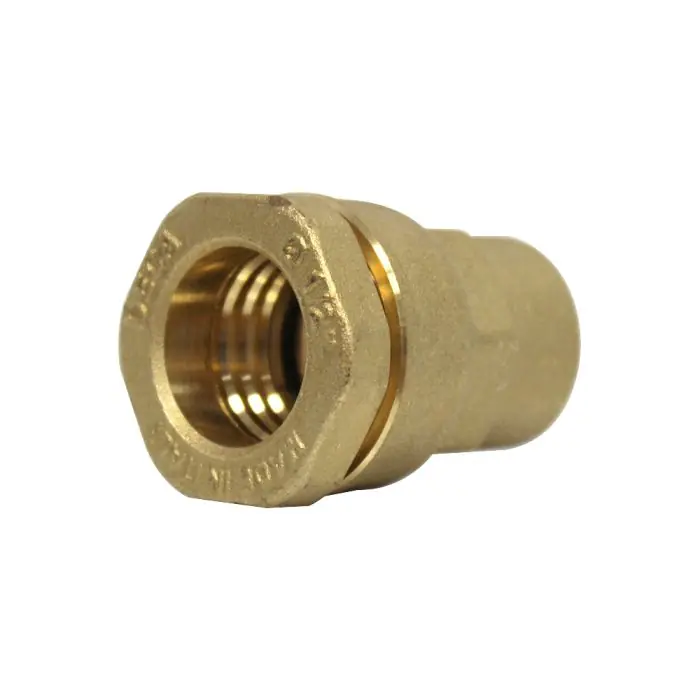 Commander Vite Raccord DECA droit femelle 1/2" (15/21) laiton tube PE ancienne génération Ø21 - Sferaco