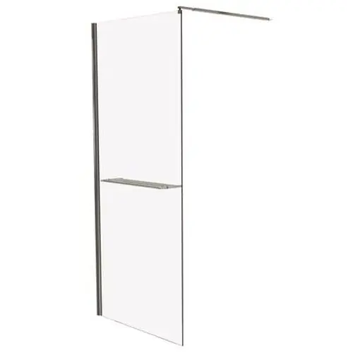 Paroi fixe industriel VERSUS – L 90 x H 200 cm – profilés chromés – ELMER By Ayor Quantité Limitée
