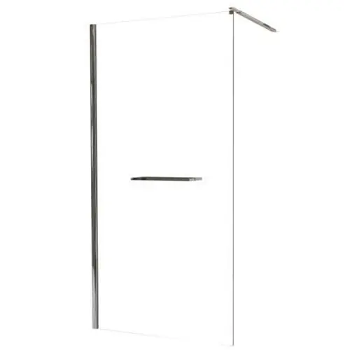 Paroi fixe industriel VERSUS – L 100 x H 200 cm – profilés chromés – ELMER By Ayor Nouveauté