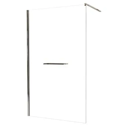 Paroi fixe industriel VERSUS – L 120 x H 200 cm – profilés chromés – ELMER By Ayor Petit Prix