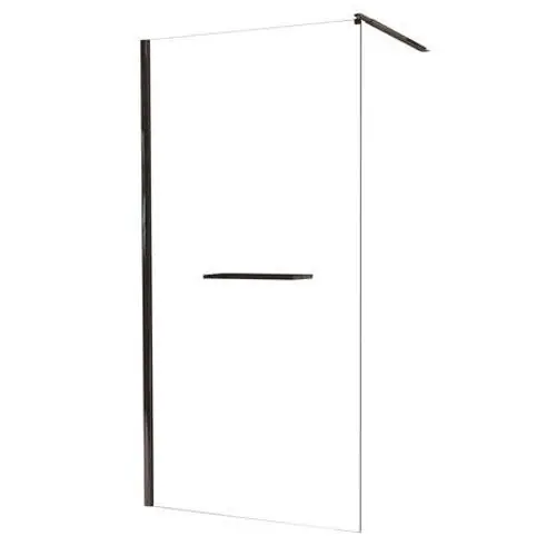Acheter Direct Paroi fixe industriel VERSUS – L 100 x H 200 cm – profilés noirs – ELMER By Ayor