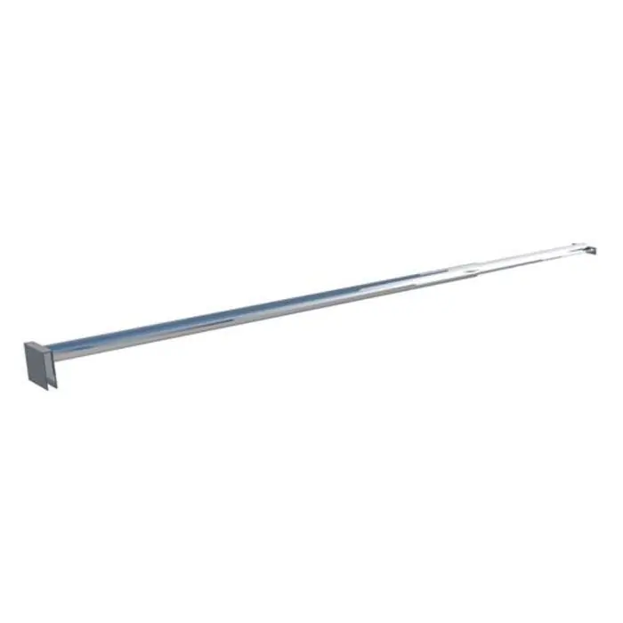 Nouvel Arrivage Barre murale de fixation extensible de 69 à 120 cm ,chromée, pour paroi de douche – Elmer