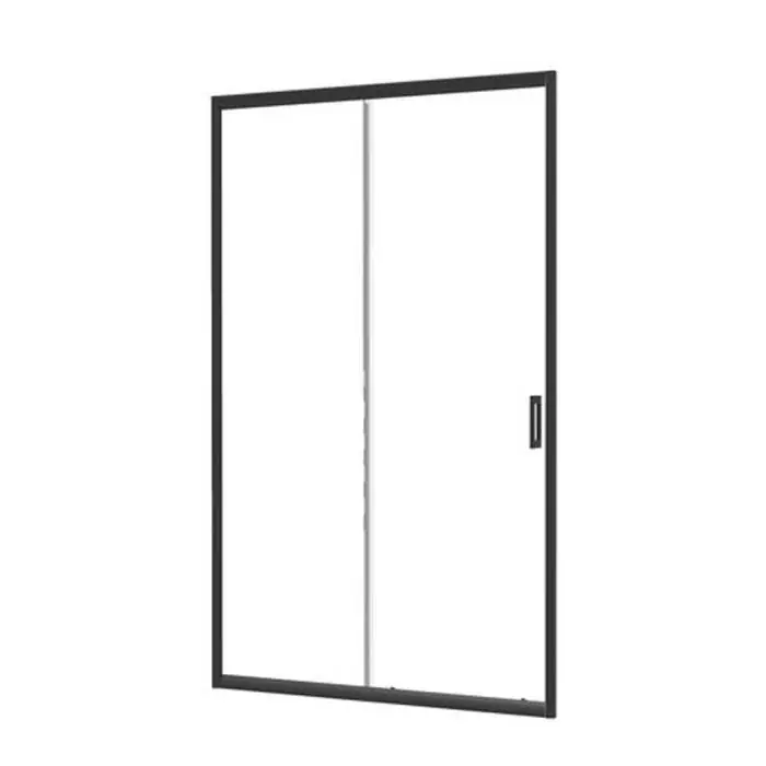 Usine Directe Paroi porte coulissante CONCEPT‘O – profilés noirs – L 160 x 195 cm – ELMER By Ayor