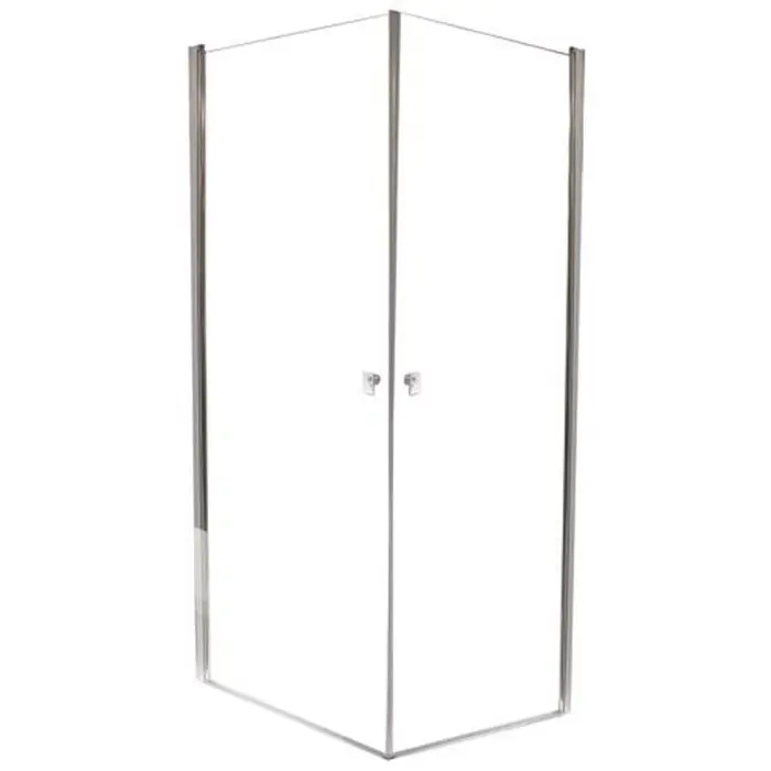 Paroi accès d‘angle SELYNA transparente – L 90 x H 195 cm – ELMER By Ayor Pas Cher