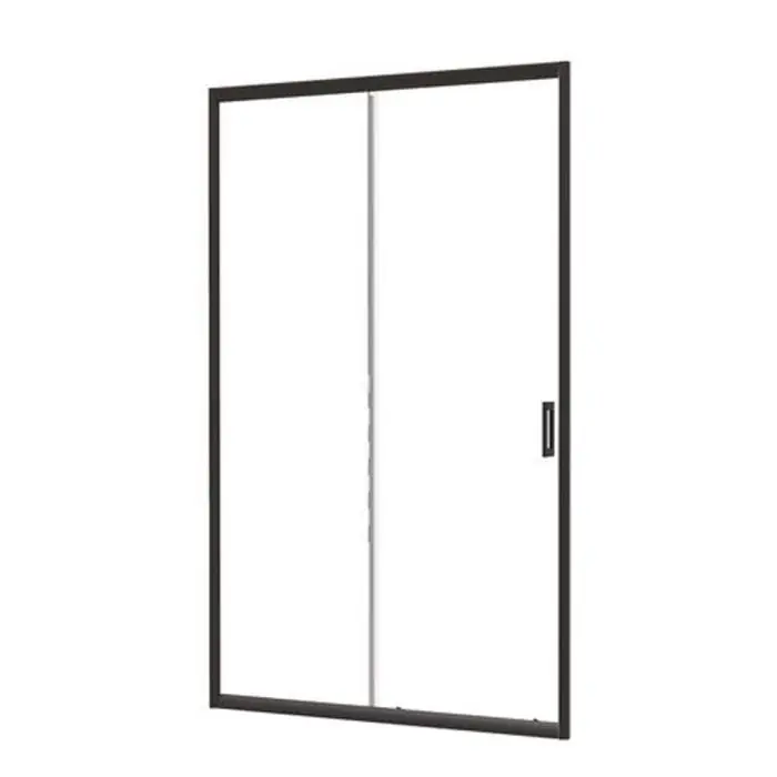 Prix Cassé Paroi porte coulissante CONCEPT‘O - profilés noirs - L 120 x 195 cm - ELMER By Ayor