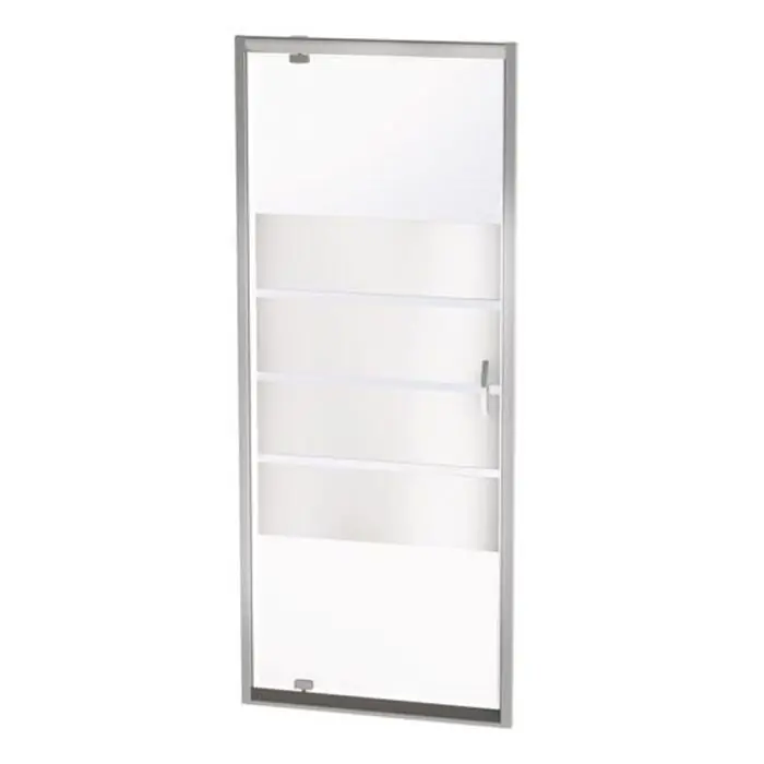 Prix Choc Paroi porte pivotante ERIS 2 – profilés chromés – L 70 x H 190 cm – ONDEE By Ayor