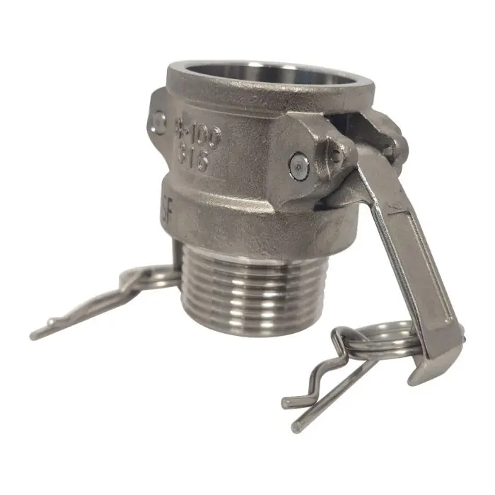 Raccord rapide à cames inox coupleur mâle B - 1‘‘ (26/34) Offre Exclusive