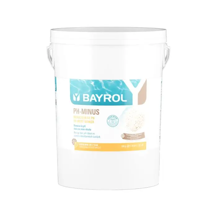 Remise Équilibre de l‘eau – pH-Minus – Seau de 18 KG – Bayrol