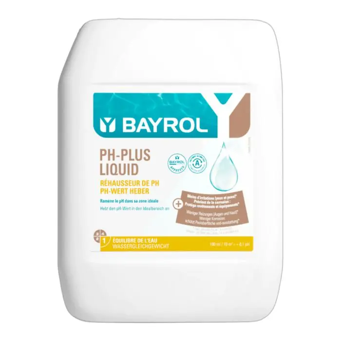 Équilibre de l‘eau – pH-Plus liquide 10L – Bayrol Certifié
