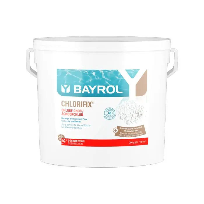 Satisfait Ou Remboursé Chlorifix seau de 10 kg - Bayrol
