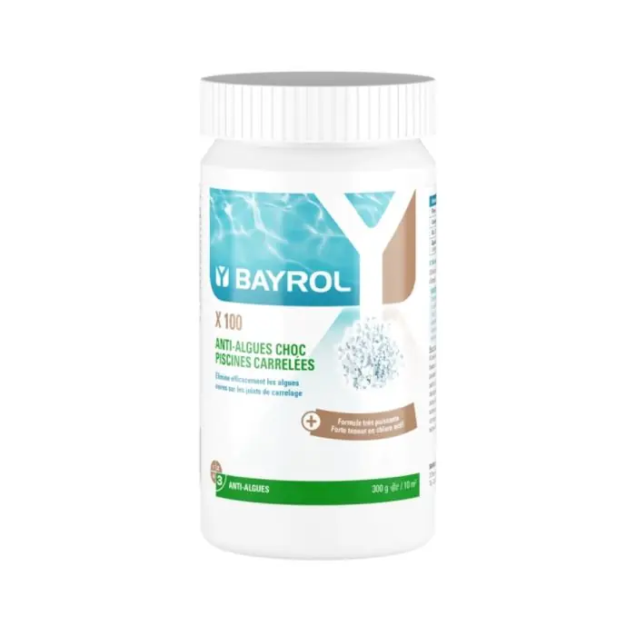 Remise Anti-algues choc X 100 - Boite de 1,25 kg - Bayrol