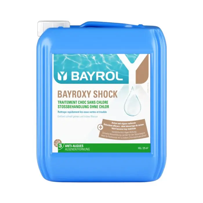 Bayroxy shock à base d‘oxygène actif – 10L – Bayrol Achat Immédiat