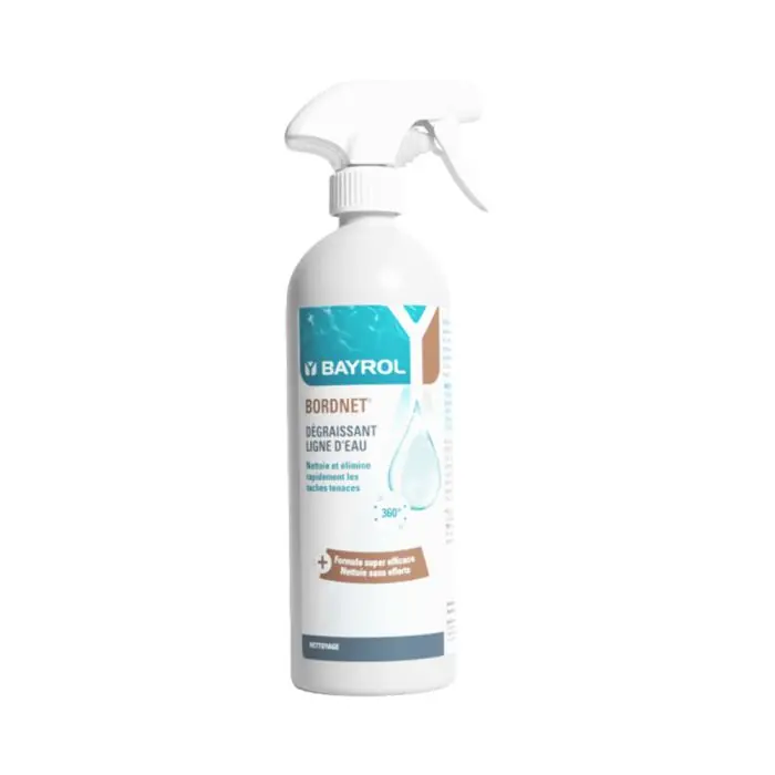 Offre Du Jour Produit de nettoyage - Bordnet - Flacon de 750 ml (nettoyage de la ligne d‘eau et l‘intérieur du skimmer) - Bayrol
