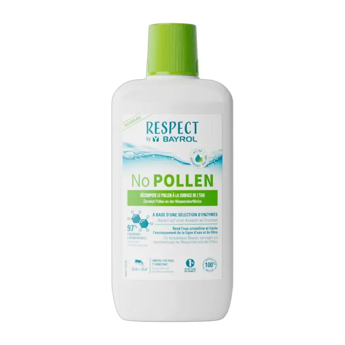 Respect By Bayrol – NO POLLEN à base d‘enzymes – décompose le pollen – Bidon de 1L – Bayrol Achat Immédiat